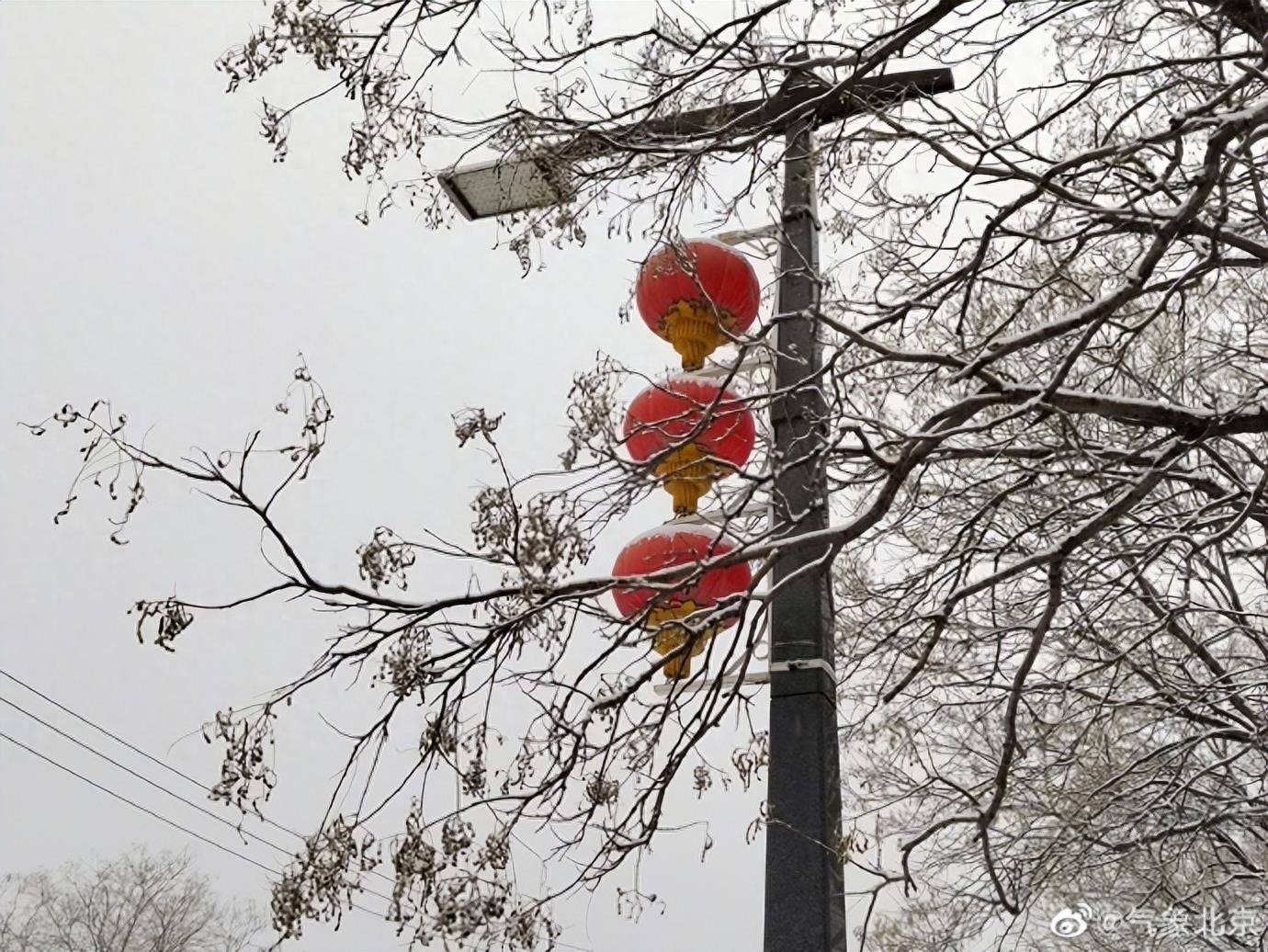 新春雪打灯！一组京城雪景美图送上