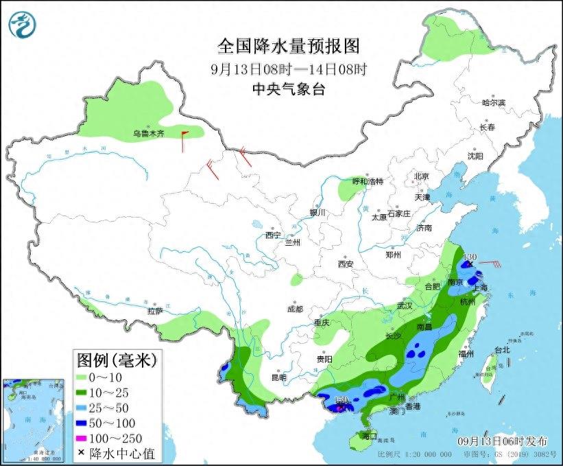 江淮江南华南等地仍有较强降水弱冷空气继续影响北方地区