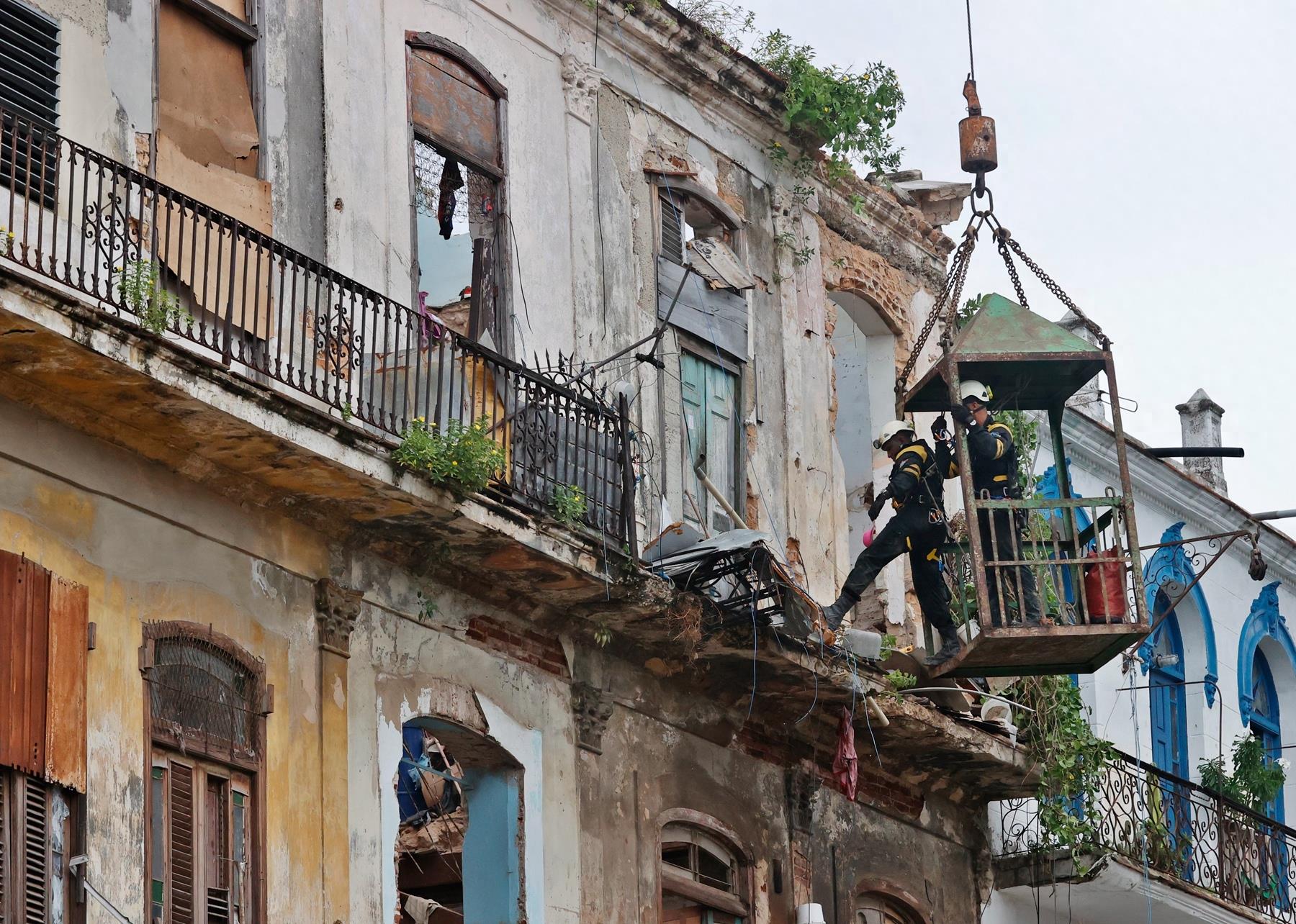 古巴哈瓦那一居民楼垮塌 1人死亡