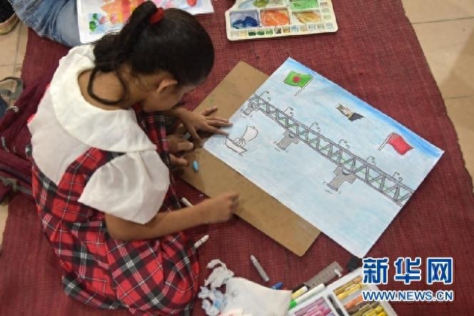 孟加拉国少年儿童手绘心中的中国